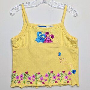 Blue's Clues Vintage Nickelodeon 2000 Y2K Tank Top Shirt Girls Size 4/5